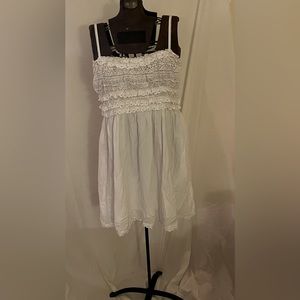 White Sun dress from American Eagle.